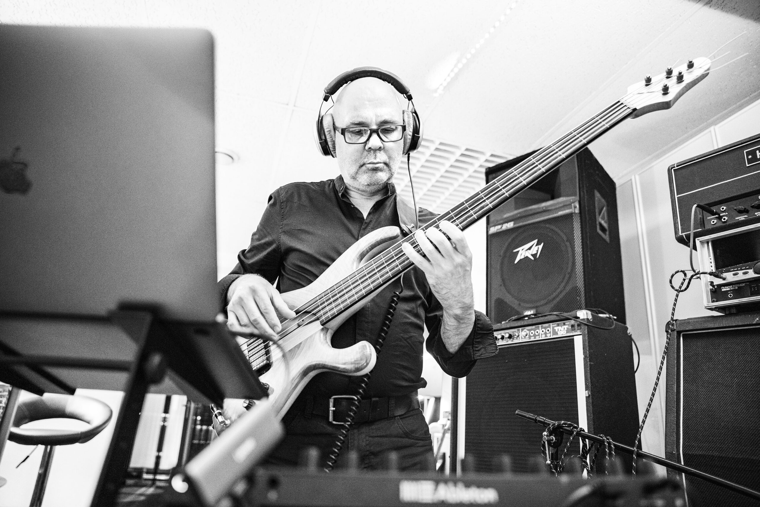 Tonsson im Studio, Foto: Joerg Letz